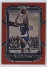 2023-24 Panini Prizm Draft Picks Red Prizm 106/299 Damian Lillard #89 13kh