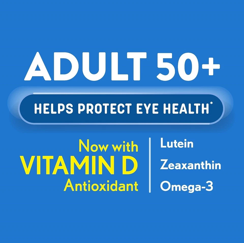 Ocuvite 50+ Vitaminas para Ojos - Visión y Salud Ocular, Omega-3, 90 Cápsulas Blandas Foto 2 de 4