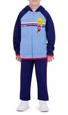 Super Mario Boys 2 Piece Fleece Set Sweatsuit Jogging Size Small 6-7 