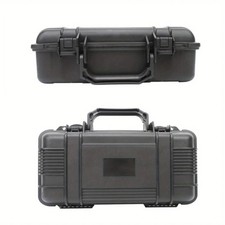 6 Sizes Black Hard Shell PP Toolbox Shockproof Portable Tool Storage Case