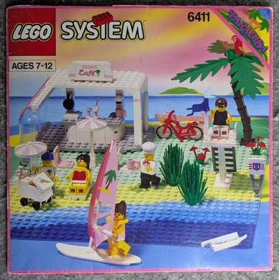 LEGO System Paradisa Café 6411 Cardboard Instruction Sleeve ONLY   No Manual