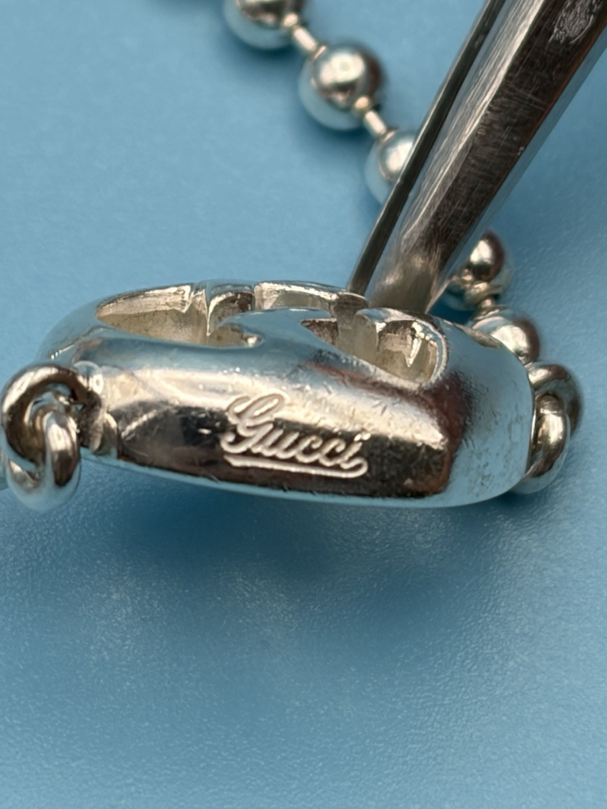Authentic Gucci 7” Interlocking G Heart Bracelet … - image 8