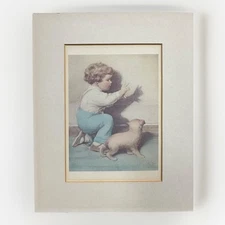 Oh-Oh A Bunny by Besse Pease Gutmann 8"x10" Vtg 1980s Print not framed 
