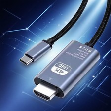 4K UHD USB-C zu HDMI Kabel Typ C auf HDMI für Samsung Huawei Sony Xiaomi TV DHL
