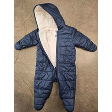 Old Navy "Frost-Free Fleece-Lined Puffer Bunting"  Navy Blue  Boy / girl3-6M