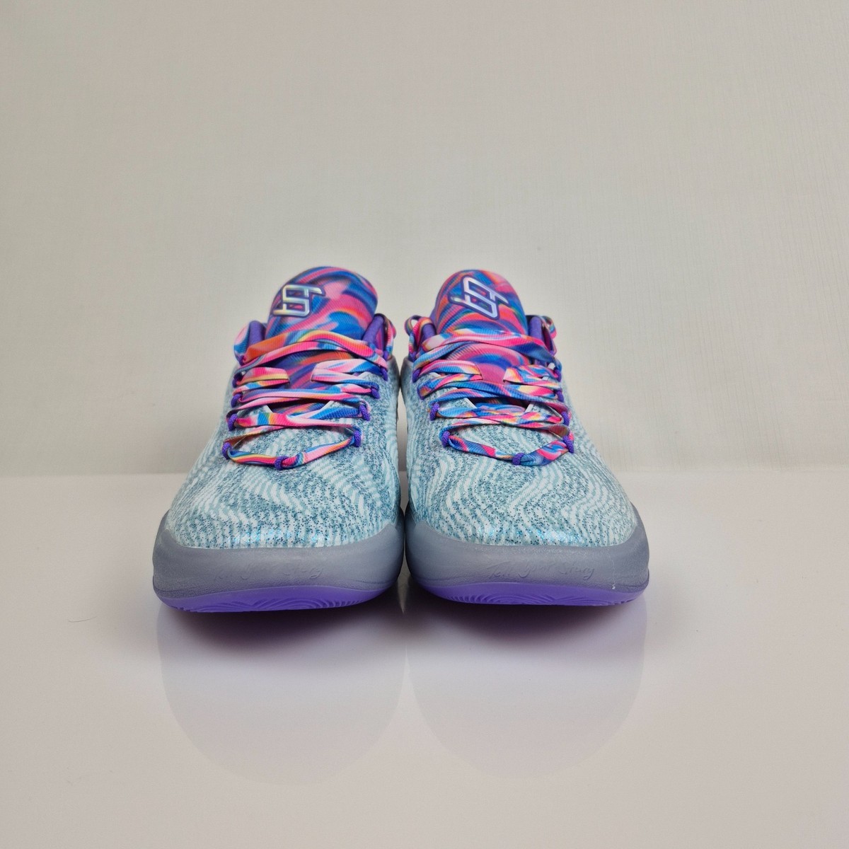 Puma x Stewie 4 Prism Women's Size 8.5 Basketball Shoes Light Aqua