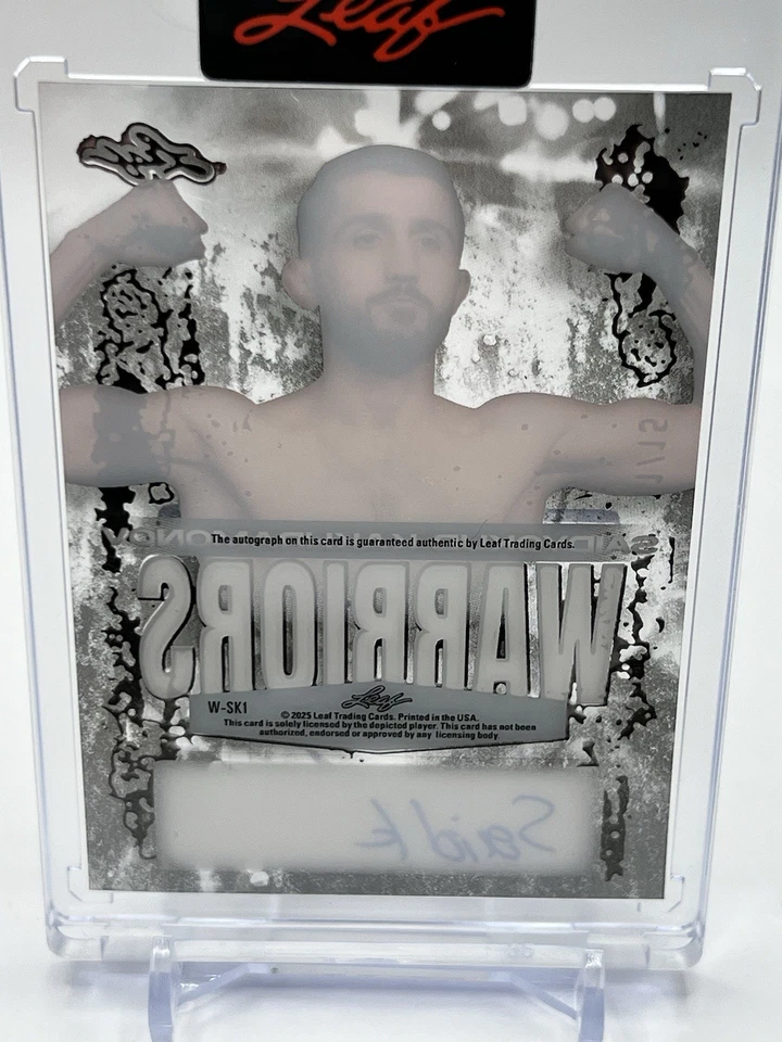 Sports Card Singles Saidnokub Kakhramonov MMA Auto - Image 2 of 2