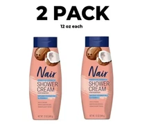 Nair Hair Remover, 2 PACK, Sensitive Cream, Coconut Oil & Vitamin E, 12 oz