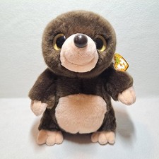 Ty Digby Wild Wild Best Mole 9'' 2011 Beanie Boo Brown Big Eyes Tag Plush Animal