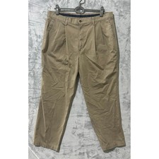 Vtg Dockers Mens Pleated Khaki Pants Classic Fit Relaxed Comfort Casual - 36x29