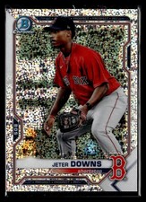 2021 Bowman #BCP-107 Jeter Downs Chrome Prospects Speckle Refractor #/299