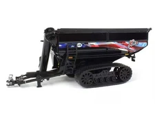 J&M X1112 Grain Cart w/ Tracks - Black 1:64 Scale Model - Spec Cast JMM028