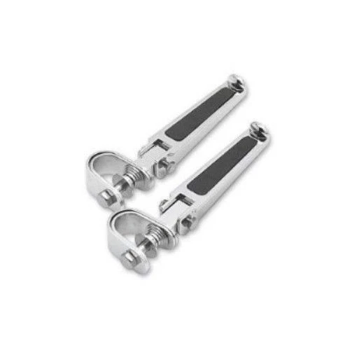 Abrazadera en U protectora de motor cromada y goma de 1-1/4" para Harley Davidson Touring Foto 2 de 2