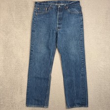 Levis Jeans 501xx Made in USA Mens 38x33 Fits 36x31 80s Marble Fade Button Fly