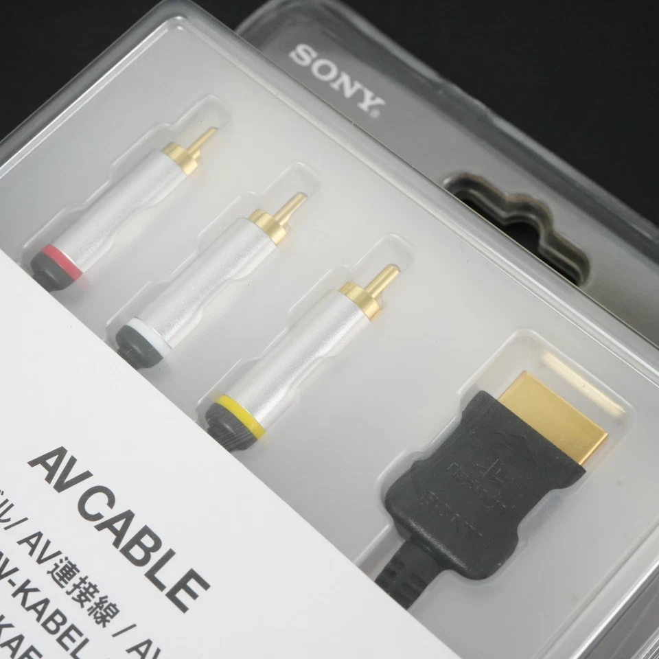 SONY OFFICIAL Playstation AV Cable SCPH-10500 PS PS2 PS3 NEW Sealed - Image 3 of 4