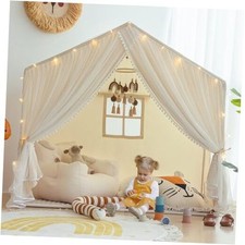 Kids Play Tent with Padded Mat, Kids Tents Indoor Playhouse for Neutral