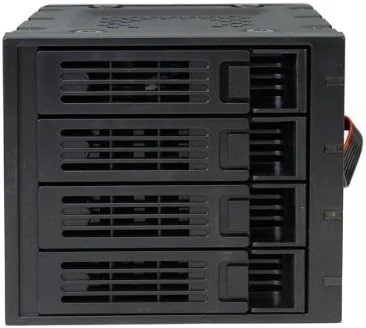 Rosewill Internal Hard Drive Enclosure - 3 x 5.25 to 4 x 3.5 Hot-Swap Black  - Image 3 of 4