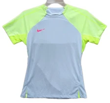 NEW Nike Dri Fit Strike Short Sleeve Shirt Women's Medium Pure Platinum O5