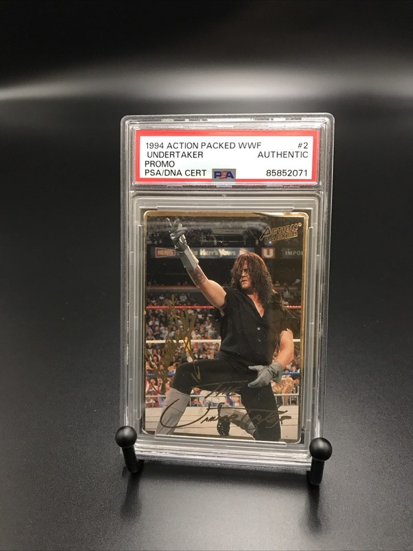 Undertaker 1994 Action Packed #2 WWF WWE Autograph PSA Certified Authentic