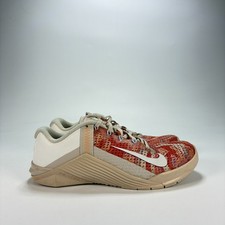 Nike Metcon 6 Desert Sand Crimson Low Top Training Shoes J3076-064 Womens Size 7