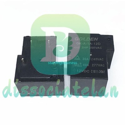 1pc For GOLDEN GK-A-1A-12D Power Relay 12VDC 4Pin 30A 240VAC