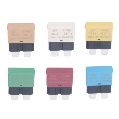 6Pcs Automatischer Reset Blade Sortiments-Kit E37 ATM Mini Circuit Bre BAK