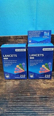 Rite Aid Thin Lancets 28 Gauge, 210ct Exp 10/28 Lot Of 2 