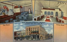 Coldwater,MI Hotel Arlington Tichnor Branch County Linen Vintage Postcard PC