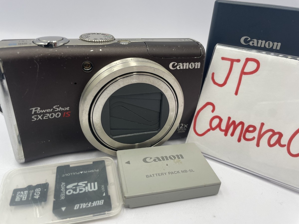 READ Excellent Canon Digital Camera PowerShot SX200 IS brown