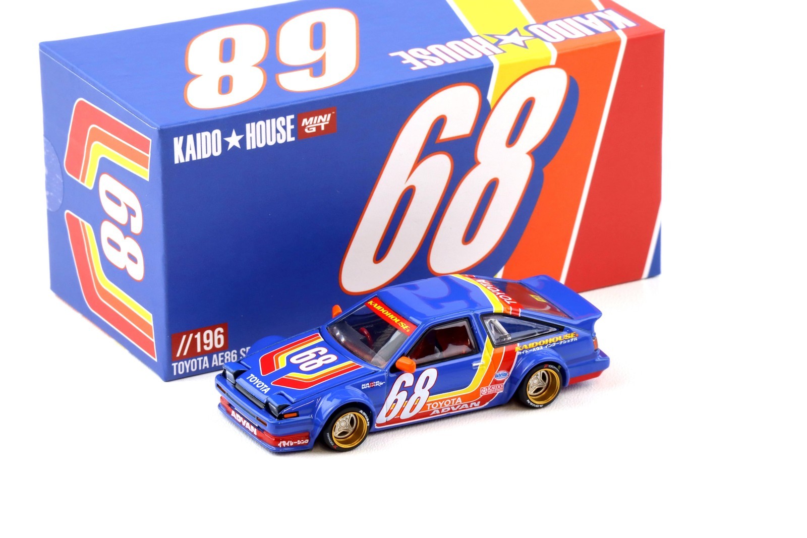 1:64 Tsm Mini Gt Kaido House Toyota AE86 Sprinter Trueno Kaido Racing V1