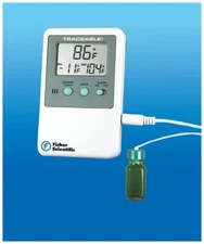 NEW FISHER SCIENTIFIC 06-664-11 TRACEABLE REFRIGERATOR FREEZER ALARM THERMOMETER