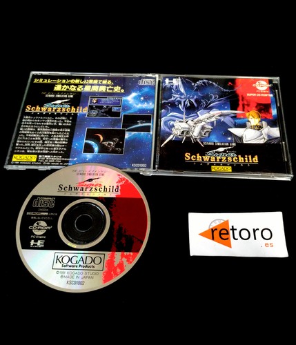 SCHWARZSCHILD CDROM2 NEC Turbo Graft  PC ENGINE Jap Kogado - Imagen 1 de 2