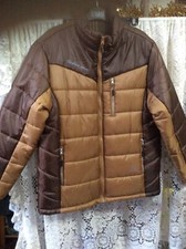 Everlast Xlg Jkt Fleecy Lined Brown Warmth Without Weight Zip Nwot