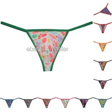 Men's Colorful G-String Stretchy Bikini Multicolor Tangas More choices Underwear