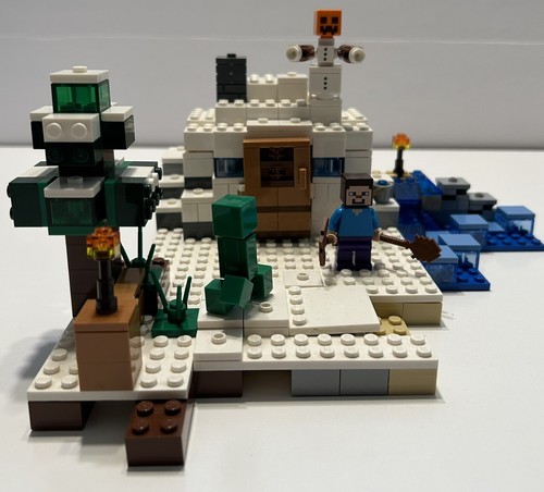 Lego 21120 Minecraft Snow Hideout with Instructions No Box - 第 1/9 張圖片