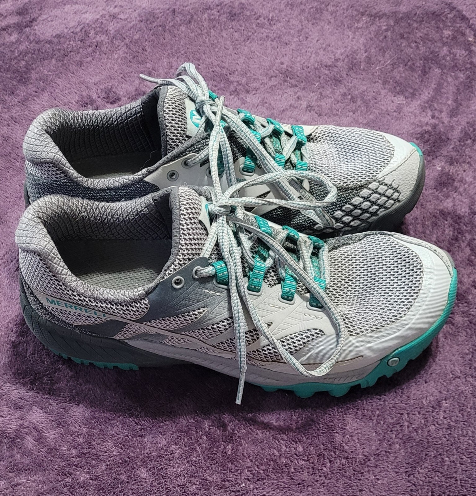 Scarpe da corsa Merrell donna All Out Charge J03964 taglia 8 grigie sneakers