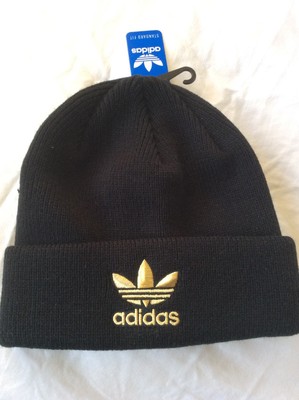 black adidas winter hat