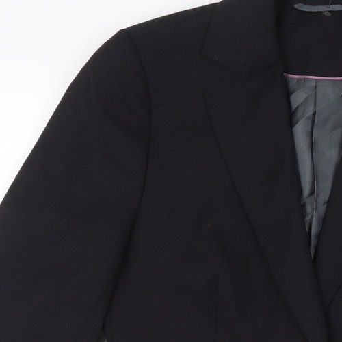 Austin Reed Women's Black Blazer Jacket Size 8 - Picture 11 of 12