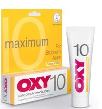 OXY 10 Maximum For Stubborn Acne Pimple Medication Treatment 25g ORIGINAL