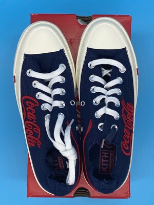 Size 5 - Kith x Coca-Cola x Converse Chuck 70 Low Navy for sale