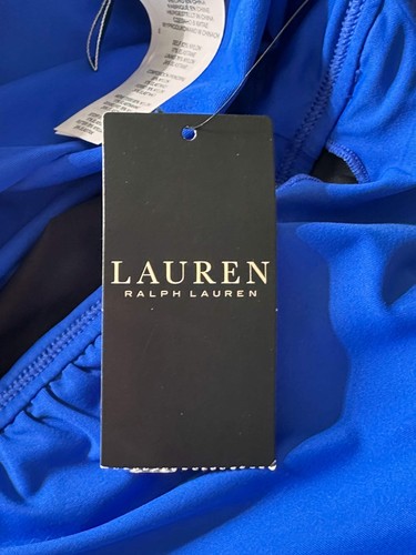 Lauren Ralph Lauren blauer Damen Einteiler Badeanzug Größe 8 NEU - Bild 5 von 5