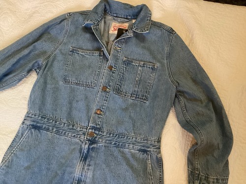 LEVI STRAUSS & CO blue Denim Jumpsuit Boiler Suit BNWT size XL - Picture 5 of 10