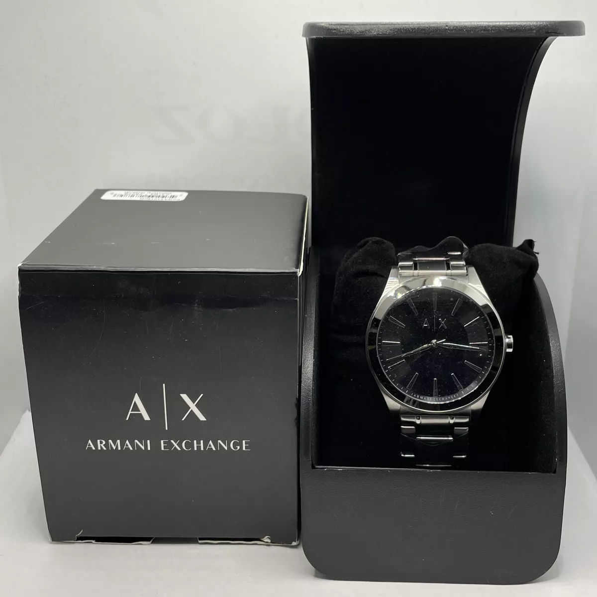 Armani exchange sale watch stainless steel