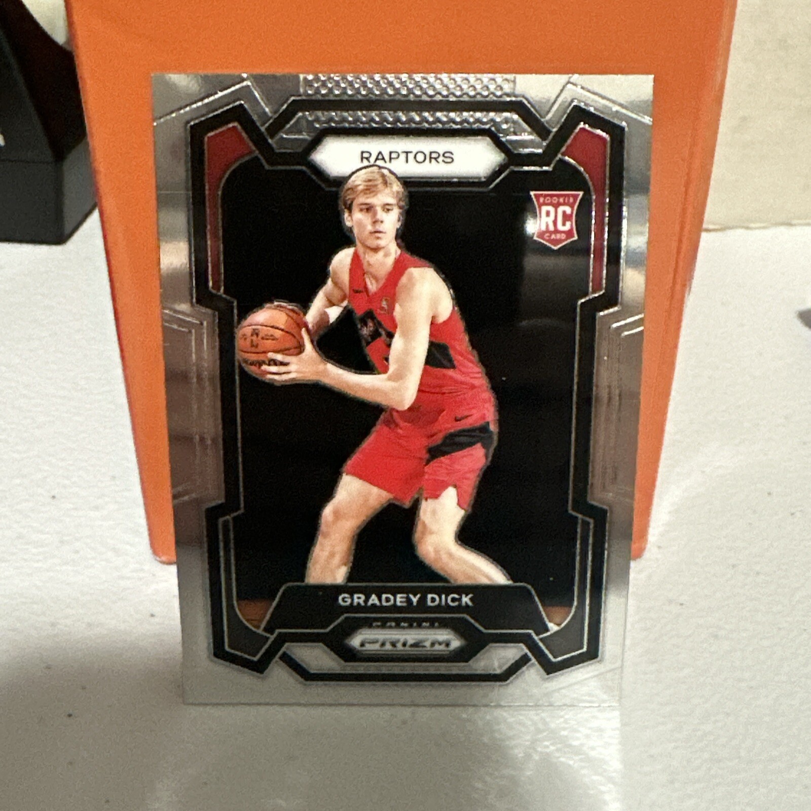 2023-24 Panini Prizm Gradey Dick Rookie RC #134 Raptors Hyper Prizm  🔥
