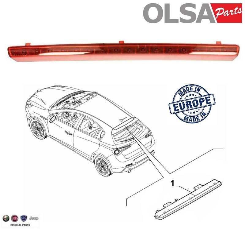 FANALE POSTERIORE SINISTRO Esterno Led Per Alfa Romeo Giulia 16