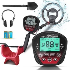 LCD Professional Metal Detectors Adults Waterproof - 10" Coil Gold Detectors: 25