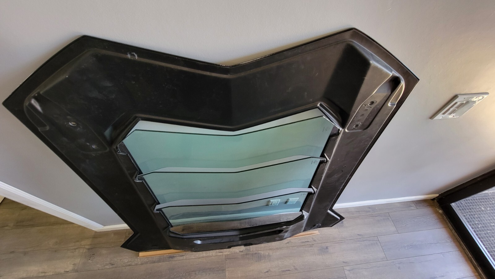 LAMBORGHINI AVENTADOR COUPE REAR HOOD GLASS BONNET OEM 476827025