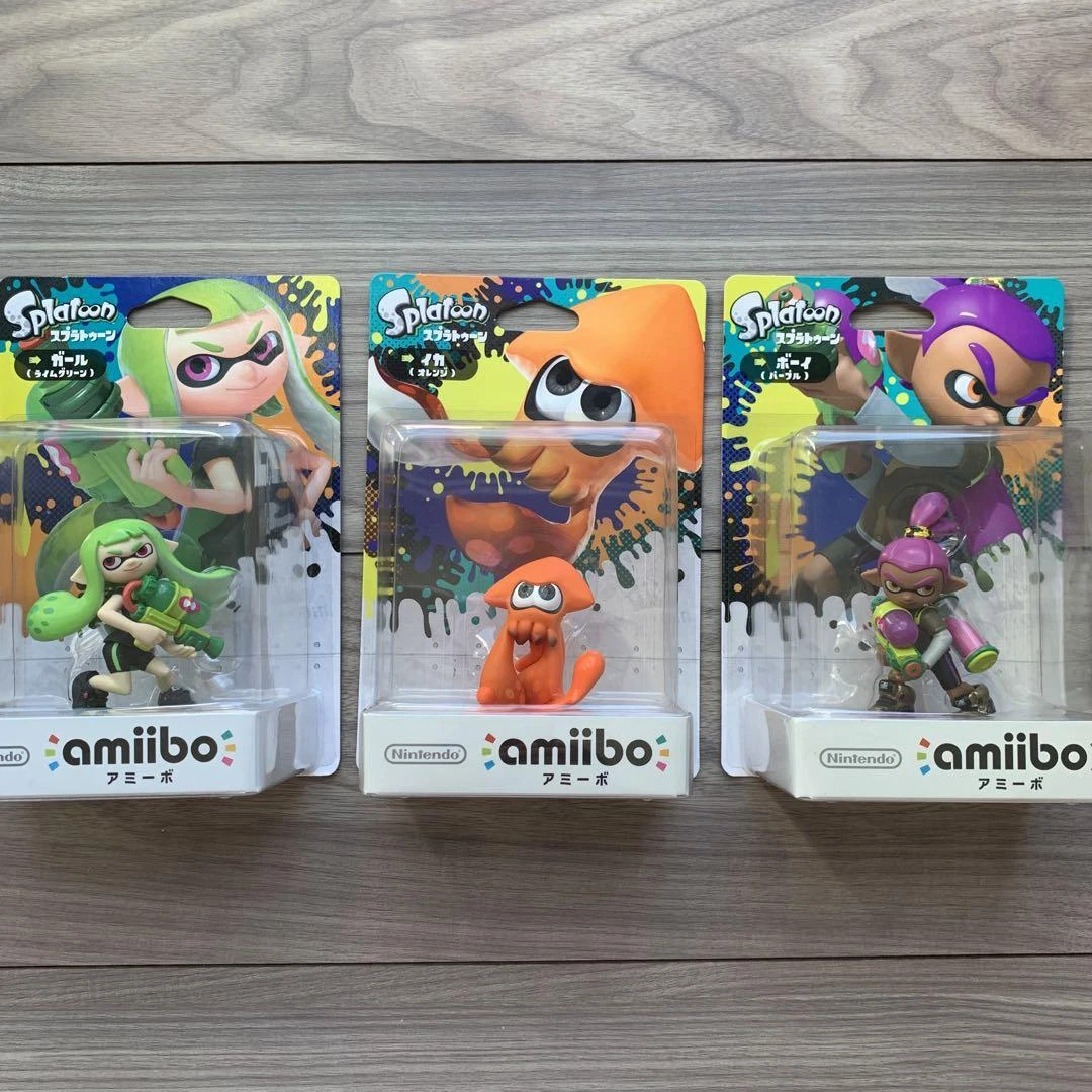 NEW Splatoon amiibo limited color 3 body set from JAPAN