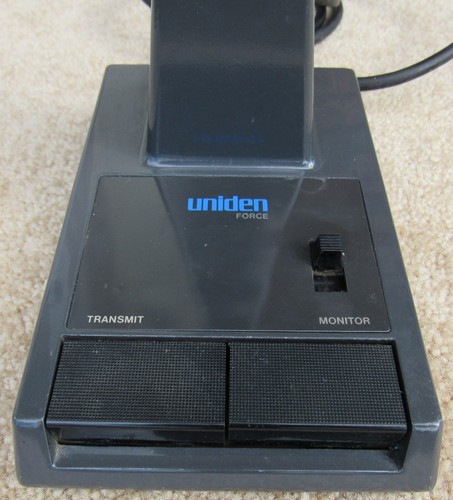Uniden Force AMX 150 Base Station CB Radio 5 Pin Microphone Untested Desktop - Zdjęcie 2 z 10