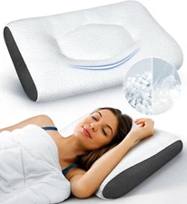 Support Pillows for Bed Sleeping, Orthopedic Cervical Spine Stretch Pillow